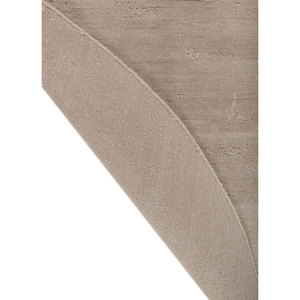 Tapis rectangulaire en laine et soie de bambou noué à la main Kavi Blue, couleur unie, pour la maison et la chambre, pour le salon et le couloir - Esk-325(Fr) - Product Image 5