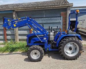 LOVOLTE254R 25HP 4WD Farm <b>Tractor</b> <b>Trailer</b> with Motor Quick Attach Loader & Standard Bucket 2000kg Capacity High Productivity - Product Image 1