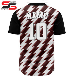Camiseta de béisbol hecha a medida, camiseta de béisbol en blanco al por mayor, camiseta de béisbol impresa por sublimación - Product Image 2
