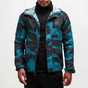 Modern Hooded Wind Breaker <b>Jacket</b> for Men <b>Lightweight</b> Wind Resistant Outdoor <b>Running</b> Training Casual Streetwear - Product Image 3