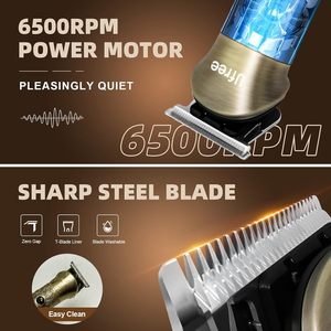 <span class=keywords><strong>Cortapelos</strong></span> UFREE para Hombre, Recortador de Vello Nasal <span class=keywords><strong>Profesional</strong></span>, Pantalla LCD, <span class=keywords><strong>Cortapelos</strong></span> Inalámbricos, Kit de Aseo con Carga Rápida de 1 Hora - Product Image 4
