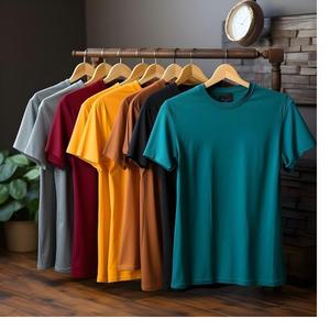 เสื้อยืดผ้าฝ้าย100% โอเวอร์ไซส์ของผู้ชายมาใหม่เสื้อพิมพ์โลโก้แบบออกแบบได้ตามต้องการระบายอากาศขนาดพลัสไซส์ส่งออกไปยัง BD - Product Image 5