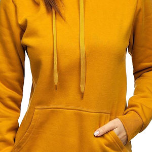 ... Sudadera con capucha larga para mujer con capa interior cálida, mezcla de algodón de manga completa, perfecta para climas más fríos o prendas de vestir exteriores informales - Product Image 1