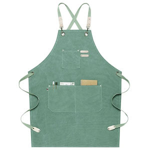 Tabliers à bavette en coton de couleur personnalisée Cuisine Cuisine Vêtements sans manches - Product Image 3