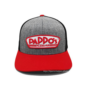 Injae Vina Headwear Casquette de camionneur bicolore en tissu de haute qualité avec logo brodé personnalisé 3D, style sport structuré classique - Product Image 1