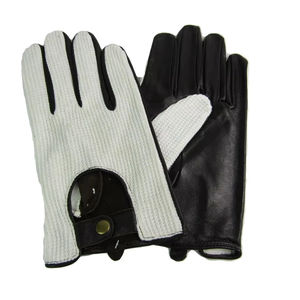 Gants de conduite en cuir d'agneau véritable unisexe OEM doublure arrière en cuir respirant pour les sports d'extérieur moto voiture équitation sport unisexe - Product Image 1