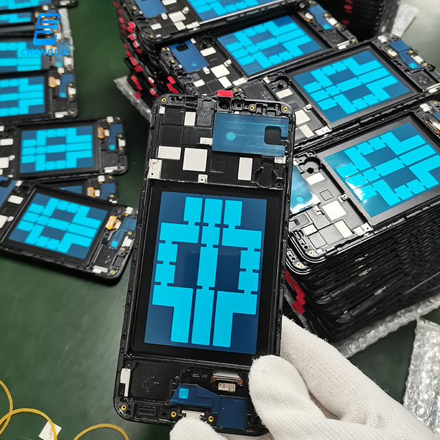 Wholesale Super Original AMOLED Screen for Samsung A20 Mobile Phone LCD Touch Display With 1 Year Warranty