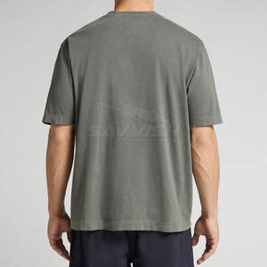 T-shirt surdimensionné en coton 100% de qualité supérieure, personnalisez votre logo, meilleur prix, t-shirt surdimensionné pour la vente en ligne - Product Image 4