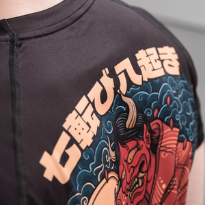 Ultra-Stretch Black Short-Sleeved <b>Rash</b> <b>Guard</b> Ultimate Training Wear for New Martial Arts and UFC Fighting - Product Image 4