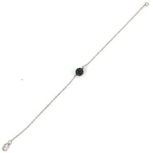 Bracelet en argent sterling 925 avec perles en onyx, forme de boule, pour cadeau - Product Image 3