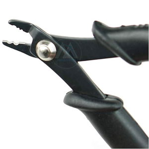 Outil de sertissage professionnel d'acier inoxydable de pinces d'extension de cheveux avec la poignée antidérapante pour l'application d'anneau de Nano et de micro perle - Product Image 3