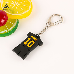 Porte-clés en PVC personnalisé AIFRAN, porte-clés en caoutchouc 3D promotionnel, logo de marque personnalisé, porte-clés en silicone souple, fabrication - Product Image 2