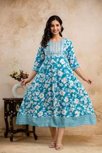 Hot Selling Hand Crafted Elegant Tissue Crepe 3-Piece <b>Kurta</b> Set with Floral Design <b>For</b> Wedding Dress - Product Image 5