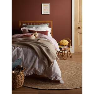 Panier tissé tissé à motifs John Lewis en jacinthe d'eau - Product Image 4