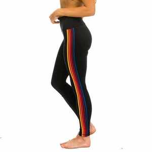 Conjunto de mallas deportivas de algodón 100% para mujer, pantalones de Yoga de algodón orgánico, mallas de Yoga sostenibles para mujer, venta al por mayor de alta calidad - Product Image 4