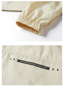 Chaqueta Deportiva Personalizada de Poliéster Unisex, Chaqueta Cortavientos con Capucha de Manga Larga para Hombre - Product Image 4