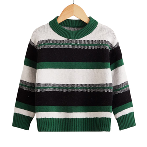 Pull-over en coton biologique doux et chaud pour enfants, col rond, respirant, anti-boulochage, avec poche avant, grandes tailles, écoresponsable, collection hiver - Product Image 2