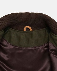 Venta al por mayor personalizado 2025 ropa de calle bordado carta chaqueta de béisbol último invierno rompevientos al aire libre cálido chaquetas de lana para hombres - Product Image 4