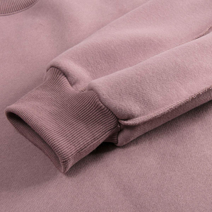 Streetwear décontracté à manches longues pour femmes haut court sportif col rond sweats décontracté personnalisé pull court sweat-shirt - Product Image 4