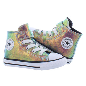 Zapatos para Bebés/Niños Pequeños 1V Hi, Color Verde Azulado/Morado/Negro/Blanco, 100% Auténticos, Modelo MSS-771589C - Product Image 2