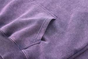 Acid Wash Hombres Sudadera con capucha Sudadera de gran tamaño Personalizar Streetwear Vintage Hombres French Terry Hoodie Cotton Fleece Hombre Hoodie - Product Image 6