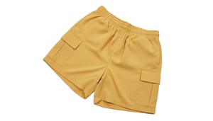 Kids Beach Shorts Polyester Beachwear Short Swim <b>Trunks</b> Print Logo Beach Shorts for <b>Men</b> - Product Image 5