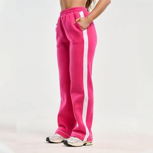 Jogging droit personnalisé OEM pour femmes Pantalon de survêtement en coton doux Vêtements d'entraînement actifs pour femmes - Product Image 6