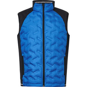 เสื้อกั๊กนิรภัยสะท้อนแสงสำหรับผู้ชายในฤดูหนาวเสื้อแจ๊กเก็ตแห้งเร็วมีแผ่นรองแบบไฮบริด - Product Image 3