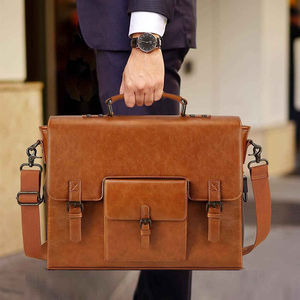 Pakistan Made Leather <b>Men</b> <b>Messenger</b> <b>Bag</b> Hot Selling Waterproof Leather Laptop Briefcase Large Satchel Shoulder <b>Bag</b> - Product Image 6