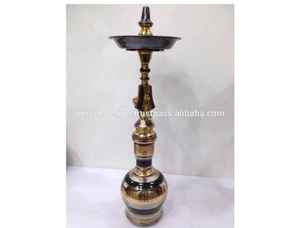 บารากุทองเหลืองแท้แบบดั้งเดิมของอียิปต์ ดีไซน์มินิ งานแกะสลักลึกด้วยมือ คุณภาพสูงสำหรับการสูบบุหรี่ - Product Image 3