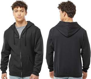 MOVATEXTILES Pullover basique à capuche pour hommes de haute qualité Streetwear confortable à manches longues et col à capuche - Product Image 6