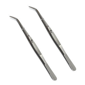 Pinzas de Alta Calidad para Cirugía Dental, Marca London College, con Bloqueo, 15 cm, Acero Inoxidable de Grado Médico, para Aplicación Manual de Apósitos Quirúrgicos - Product Image 2