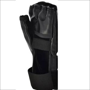 Guantes de boxeo de medio Dedo de cuero pakistaní genuino para hombres y mujeres, guante envolvente de mano de entrenamiento ganador para boxeo de artes marciales - Product Image 4