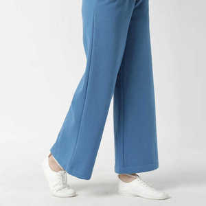 กางเกงขาบานของผู้ชายน้ำหนักเบาระบายอากาศได้ดีโพลีเอสเตอร์/ ผ้าฝ้ายย้อมสีล้วนสำหรับฤดูหนาว - Product Image 3