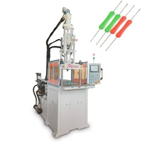 Machine de moulage par injection verticale hydraulique à haute efficacité et à grande vitesse, pompe à vis, moteur pour crochet à crochet de haute précision