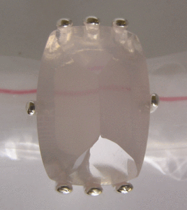 Men's Silver Rhodium-Plated Fine Jewelry Gemstone <b>Ring</b> with Number Pattern for <b>Weddings</b> - Product Image 1