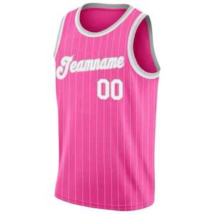 Vente en gros de maillots de basket-ball personnalisés pour jeunes uniformes de basket-ball imprimés grande taille respirants maillots d'entraînement originaux - Product Image 5