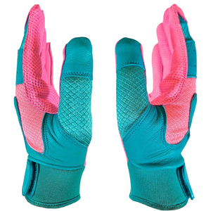 Gants de frappeur de baseball en cuir Cabretta haut de gamme personnalisés, adhérence professionnelle, couleur personnalisée, fermeture auto-agrippante, respirants, écologiques - Product Image 2