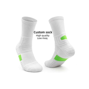 Venta al por mayor de calcetines de tripulación para niños y hombres con logotipo personalizado-Spandex/Nailon/algodón transpirable de secado rápido para tenis y ballet - Product Image 4