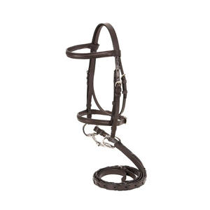 Brida de Cuero para Caballo, Ajustable, con Muserola Suave, Ajuste Cómodo, Riendas Duraderas, Personalizable, para Jinetes Profesionales - Product Image 1