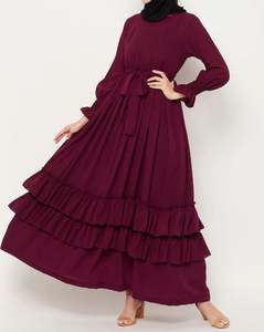 Vestido largo modesto para mujer musulmana mejor valorado con diseño elegante y tela suave transpirable disponible a los mejores precios - Product Image 2