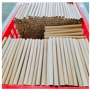 Pailles en bambou Pailles en bambou polies à la main pour les smoothies, les jus et les cocktails Origine Vietnam - Product Image 3