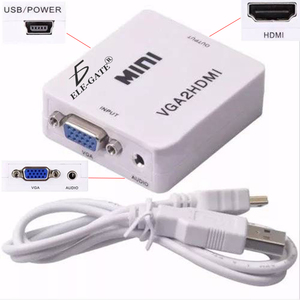 Nuevo Adaptador Convertidor de Señal Mini VGA a HDMI 1080P para TV, para Uso con Laptop - Product Image 2