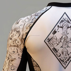 Camisetas de Compresión para Hombre, de Primera Calidad, con Protección UV, Impresión por Sublimación, Spandex, para Gimnasio, Fitness, Surf, Buceo - Product Image 6