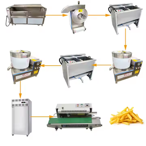 Nouvelle ligne de production de frites semi-automatique de petite capacité pour aliments surgelés - Product Image 1