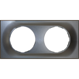 Interrupteurs muraux VULCAIN à plaque 2 groupes COMETE - Product Image 1