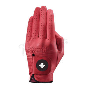 Customized logo High Quality Left Hand Cabretta Leather Men <b>Women</b> Golf Gloves Custom Golf Gloves For Sale - Product Image 1