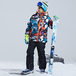 Combinaison de ski unisexe pour enfants fabricant personnalisé ODM veste d'hiver coupe-vent imperméable avec salopette ensemble de snowboard pour bébés filles garçons - Product Image 4