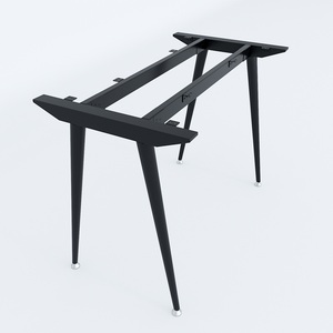 Escritorio Rectangular HBCO031 de Diseño Minimalista, 100x60cm, Madera Contrachapada con Revestimiento de Melamina y Patas de Hierro, 75cm de Altura, Independiente - Product Image 3