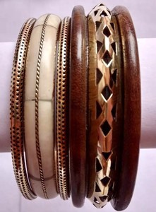 Pulsera de brazalete martillado Popular americano de Año Nuevo, pulsera de muñeca larga de cobre de latón artesanal decorativa de buena calidad - Product Image 3